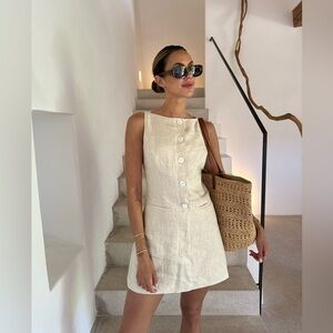 Linen mini dress from REVOLVE